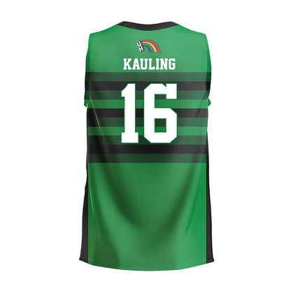 Hawaii - NCAA Men's Volleyball : Kevin Kauling - Green Volleyball Jersey