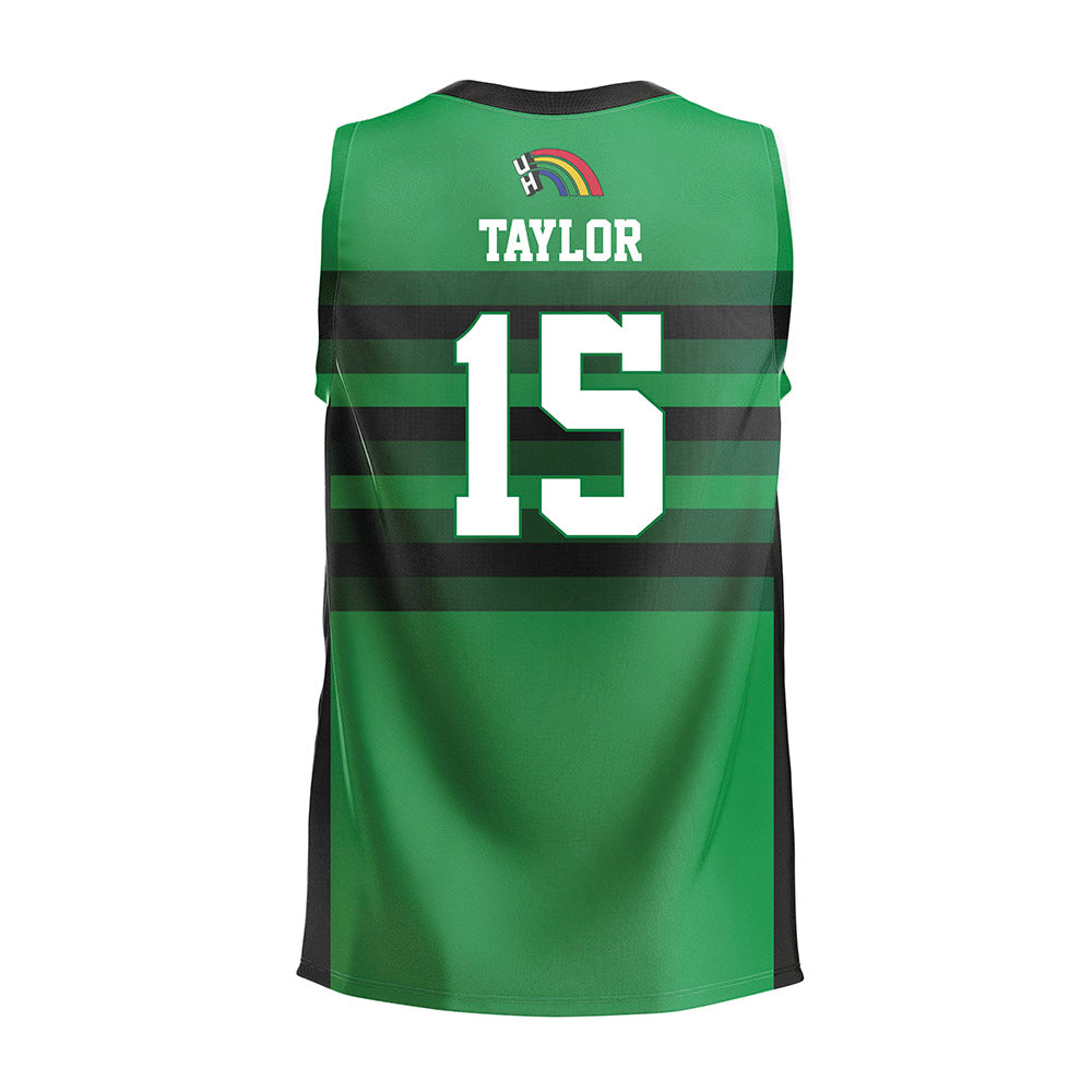 Hawaii - NCAA Men's Volleyball : Kai Taylor - Green Volleyball Jersey