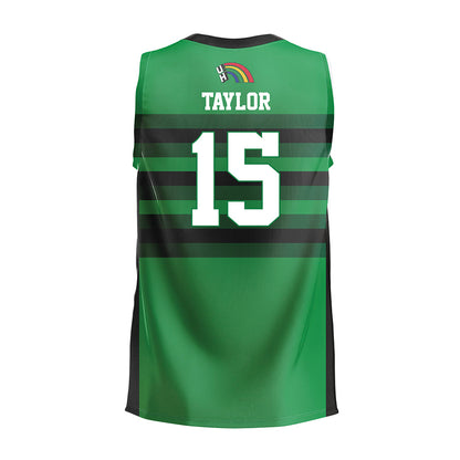 Hawaii - NCAA Men's Volleyball : Kai Taylor - Green Volleyball Jersey