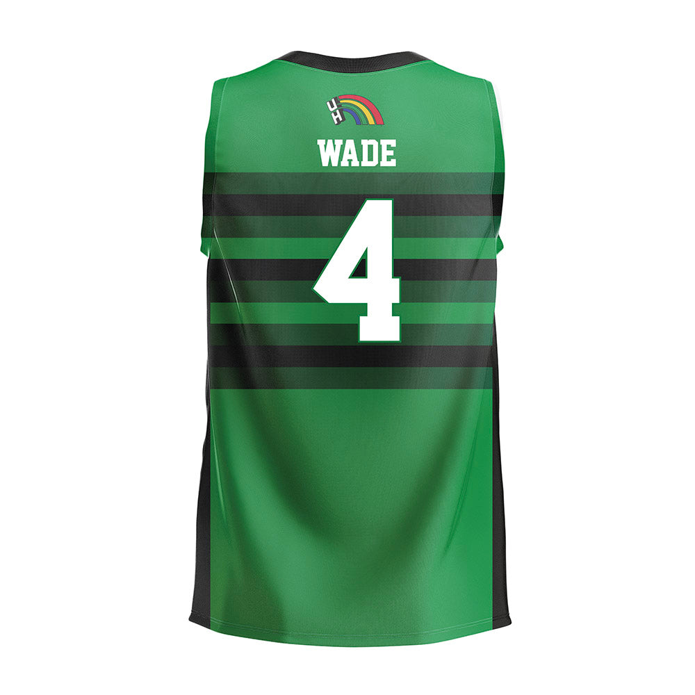 Hawaii - NCAA Men's Volleyball : Kainoa Wade - Green Volleyball Jersey-1