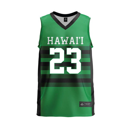 Hawaii - NCAA Men's Volleyball : Louis Sakanoko - Green Volleyball Jersey