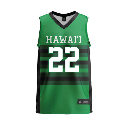 Hawaii - NCAA Men's Volleyball : Zachary Thompson - Green Volleyball Jersey