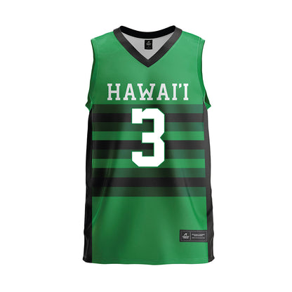 Hawaii - NCAA Men's Volleyball : Zack Yewchuk - Green Volleyball Jersey