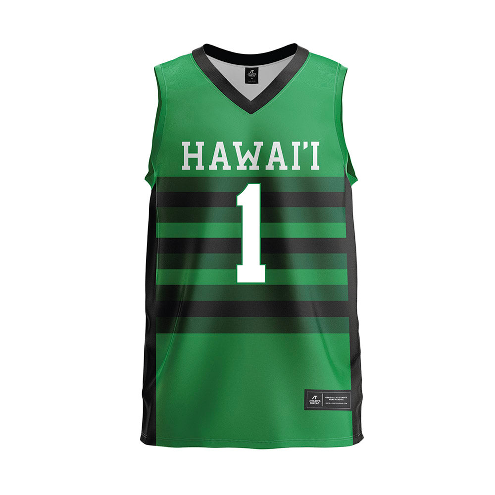 Hawaii - NCAA Men's Volleyball : Chaz Galloway - Green Volleyball Jersey