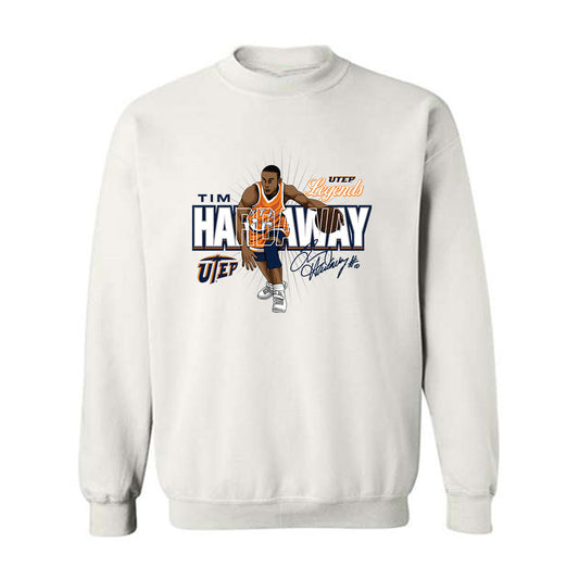 UTEP - Men's Basketball Legends : Tim Hardaway - Crewneck Sweatshirt-0