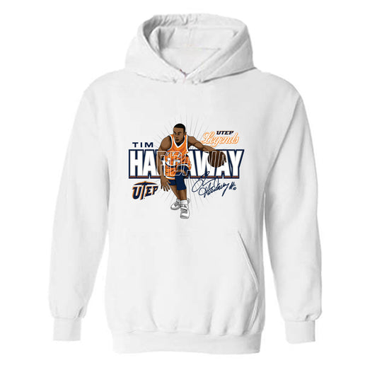 UTEP - Men's Basketball Legends : Tim Hardaway - Hooded Sweatshirt-0