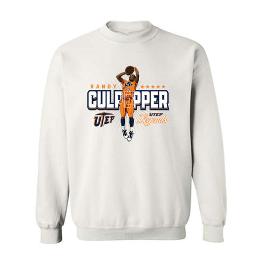 UTEP - Men's Basketball Legends : Randy Culpepper - Crewneck Sweatshirt-0