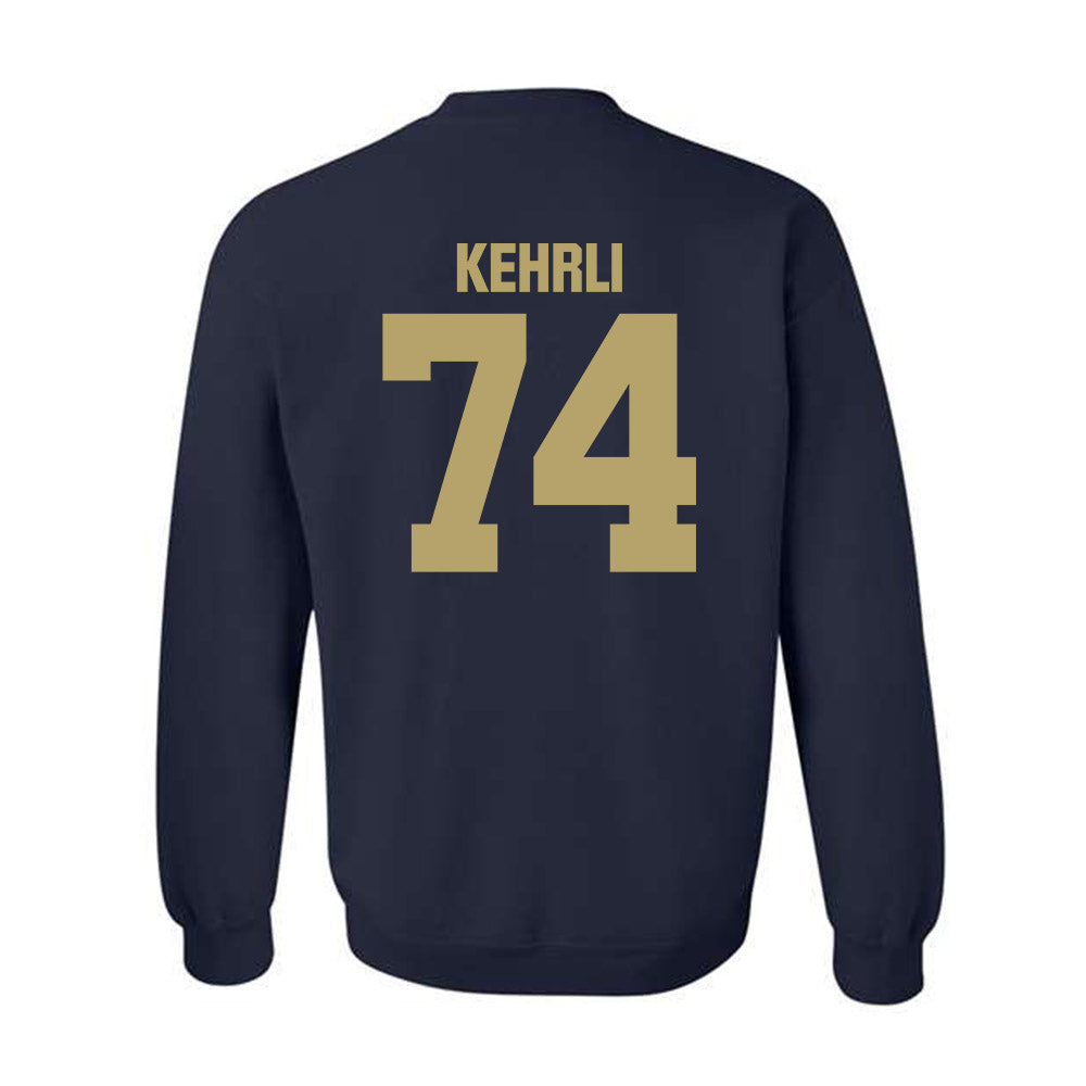 UC Davis - NCAA Football : Jack Kehrli - Classic Shersey Crewneck Sweatshirt-1