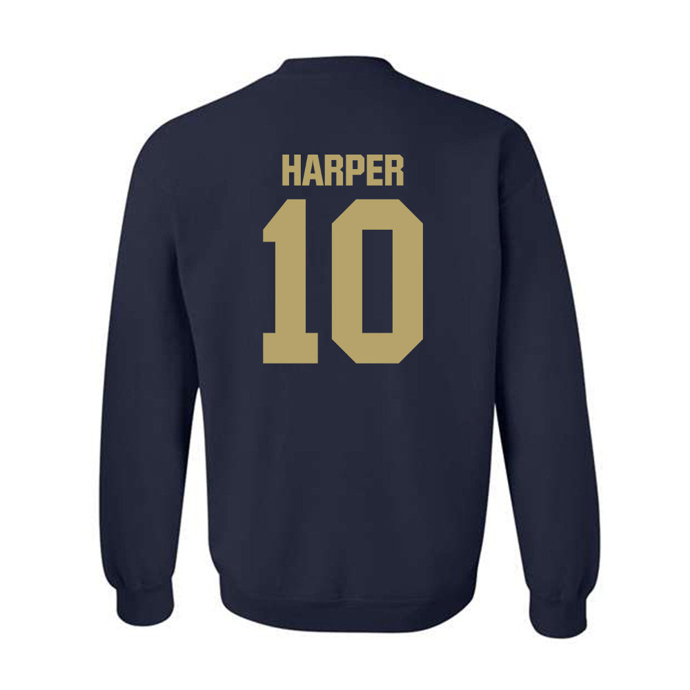UC Davis - NCAA Football : Grant Harper - Classic Shersey Crewneck Sweatshirt-1