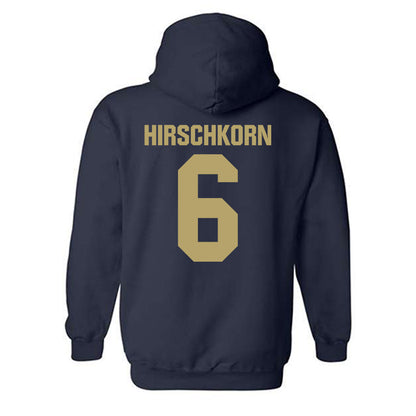 UC Davis - NCAA Baseball : Houston Hirschkorn - Classic Shersey Hooded Sweatshirt-1