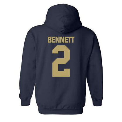 UC Davis - NCAA Women's Basketball : Ryann Bennett - Classic Shersey Hooded Sweatshirt-1