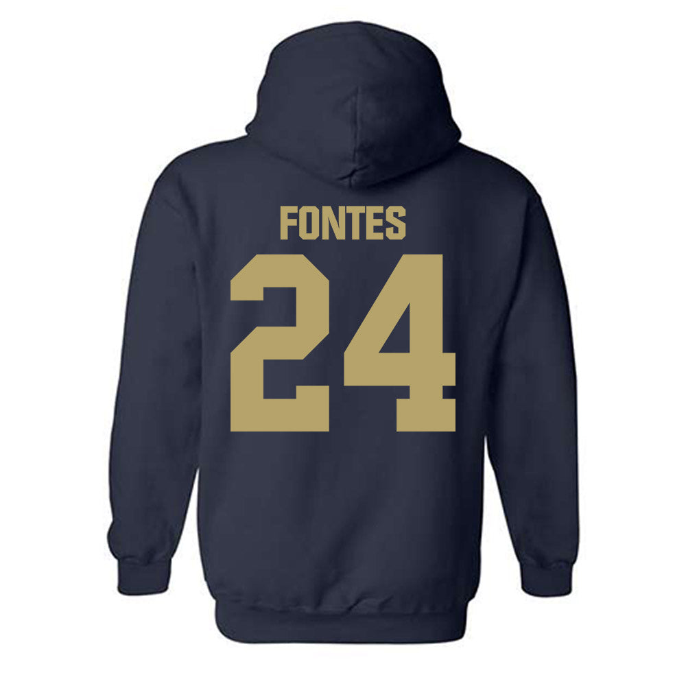 UC Davis - NCAA Women's Soccer : Genavieve Fontes - Classic Shersey Hooded Sweatshirt