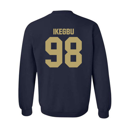 UC Davis - NCAA Football : Ike Ikegbu - Classic Shersey Crewneck Sweatshirt-1