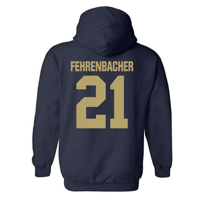 UC Davis - NCAA Women's Soccer : Kiley Fehrenbacher - Classic Shersey Hooded Sweatshirt-1
