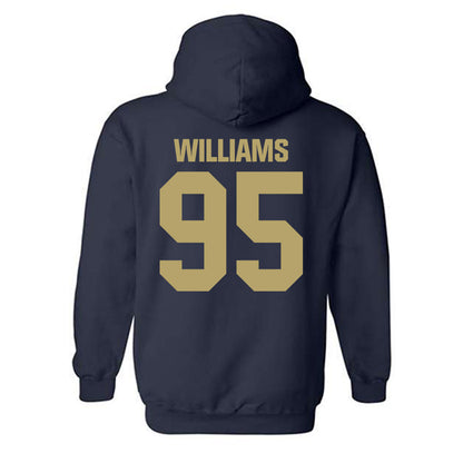 UC Davis - NCAA Football : Jake Williams - Classic Shersey Hooded Sweatshirt-1