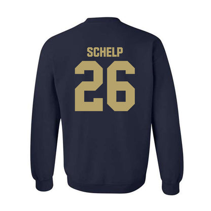 UC Davis - NCAA Baseball : Bryson Schelp - Classic Shersey Crewneck Sweatshirt-1