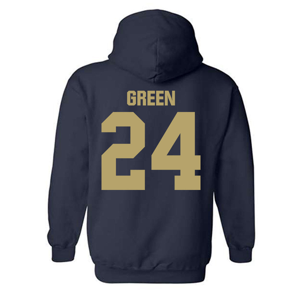 UC Davis - NCAA Baseball : Bryan Green - Classic Shersey Hooded Sweatshirt-1