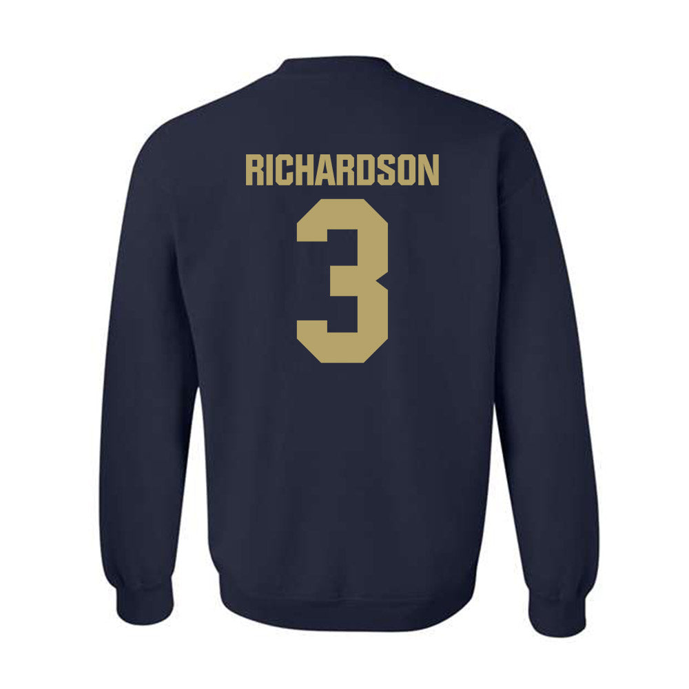 UC Davis - NCAA Football : Ty Richardson - Classic Shersey Crewneck Sweatshirt-1