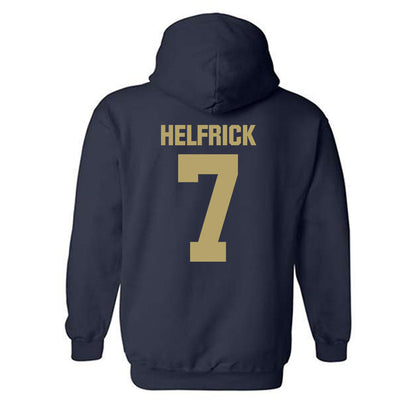 UC Davis - NCAA Baseball : Leighton Helfrick - Classic Shersey Hooded Sweatshirt-1