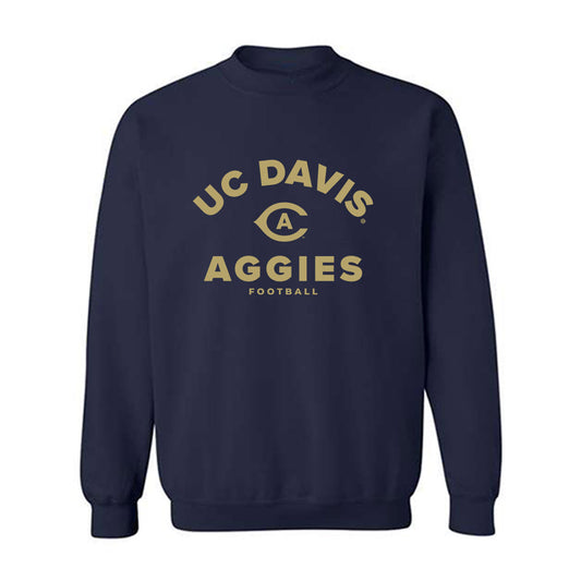 UC Davis - NCAA Football : Devin Huegel - Classic Shersey Crewneck Sweatshirt-0