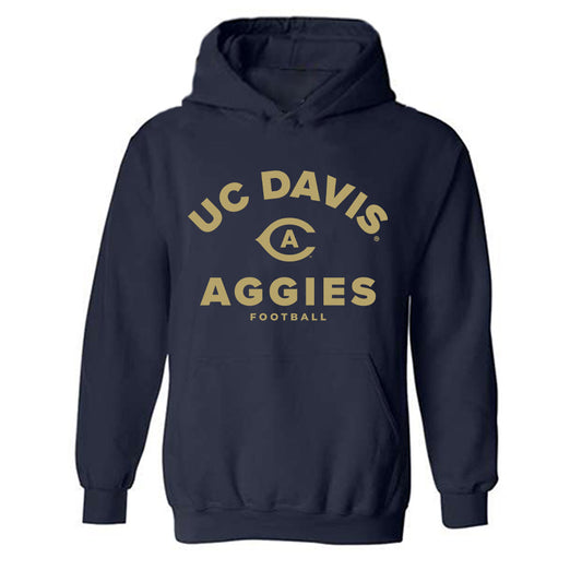 UC Davis - NCAA Football : Ike Ikegbu - Classic Shersey Hooded Sweatshirt-0