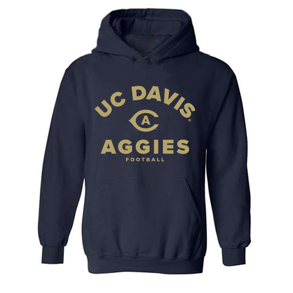 UC Davis - NCAA Football : LaDanian Streets - Classic Shersey Hooded Sweatshirt-0