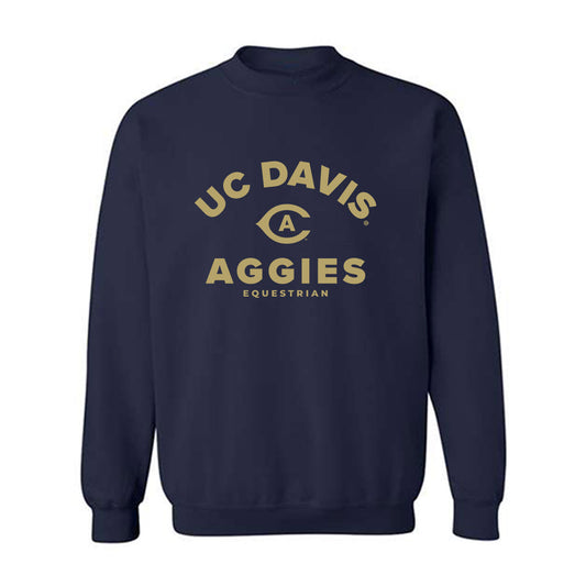 UC Davis - NCAA Equestrian : Sabine Close - Classic Shersey Crewneck Sweatshirt-0