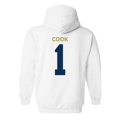 UC Davis - NCAA Beach Volleyball : Reagan Cook - Classic Shersey Hooded Sweatshirt-1