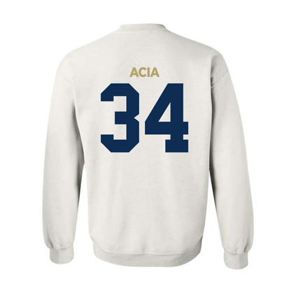 UC Davis - NCAA Football : Kai Acia - Classic Shersey Crewneck Sweatshirt-1
