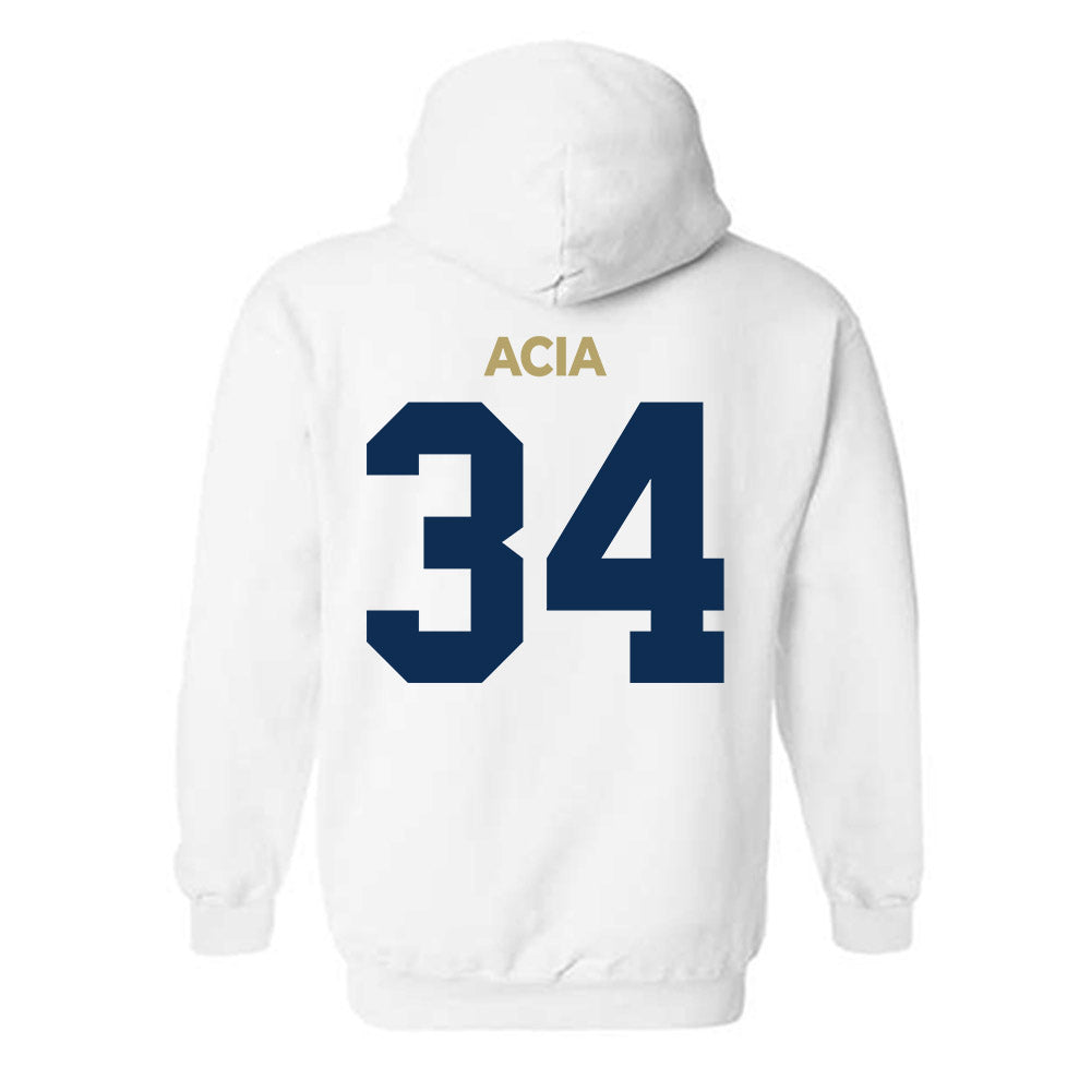 UC Davis - NCAA Football : Kai Acia - Classic Shersey Hooded Sweatshirt-1