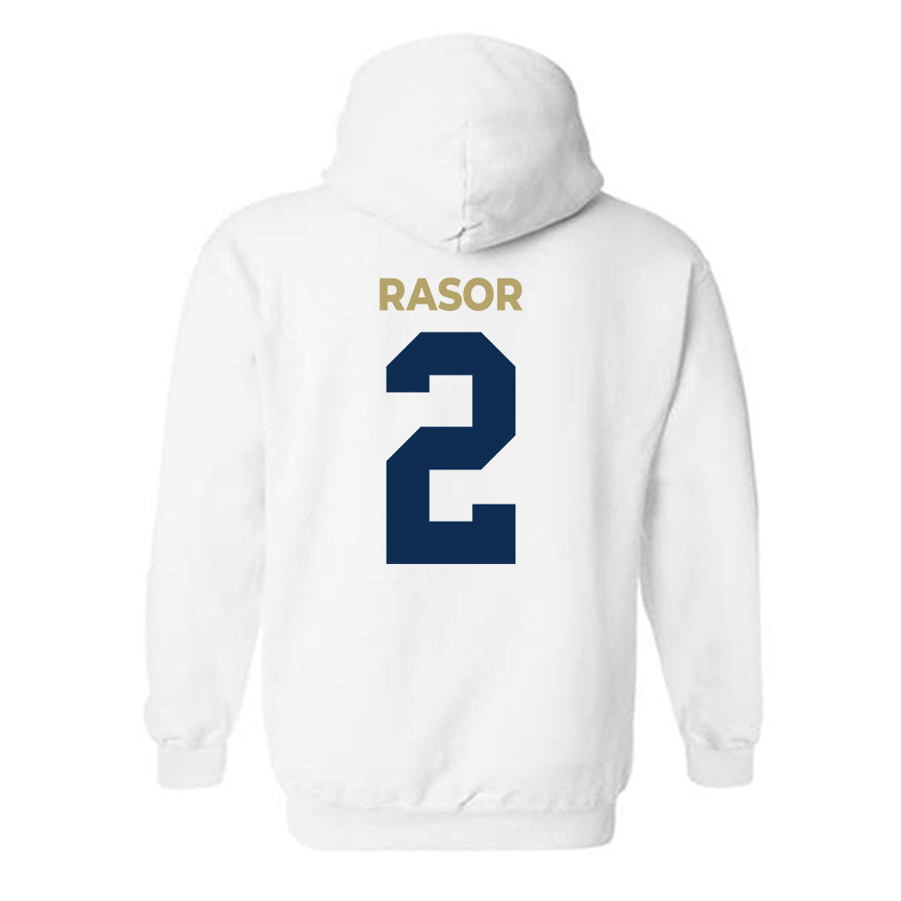UC Davis - NCAA Football : David Rasor - Classic Shersey Hooded Sweatshirt-1