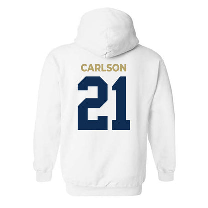 UC Davis - NCAA Men's Soccer : Hayden Carlson - Classic Shersey Hooded Sweatshirt-1