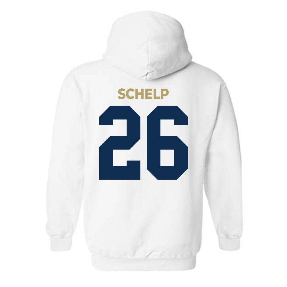 UC Davis - NCAA Baseball : Bryson Schelp - Classic Shersey Hooded Sweatshirt-1