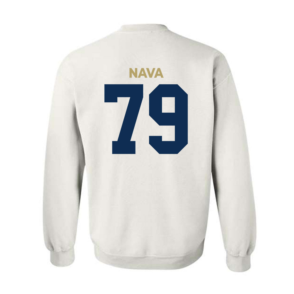 UC Davis - NCAA Football : Ernesto Nava - Classic Shersey Crewneck Sweatshirt-1