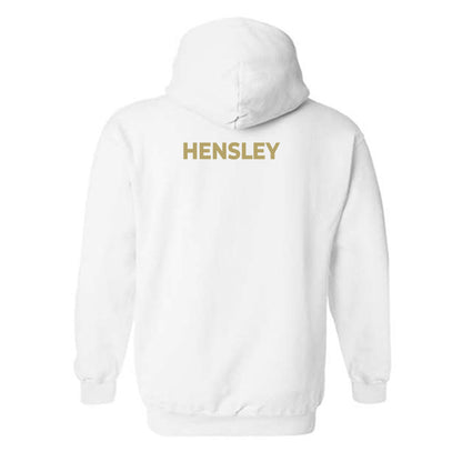 UC Davis - NCAA Men's Track & Field : Caveli Hensley - Classic Shersey Hooded Sweatshirt-1