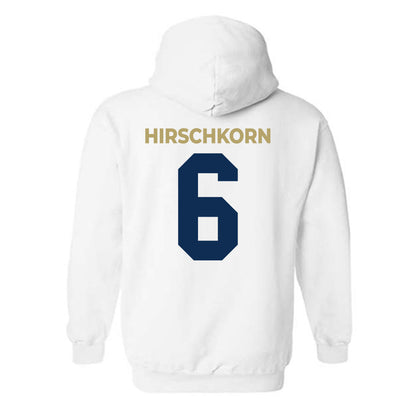 UC Davis - NCAA Baseball : Houston Hirschkorn - Classic Shersey Hooded Sweatshirt-1