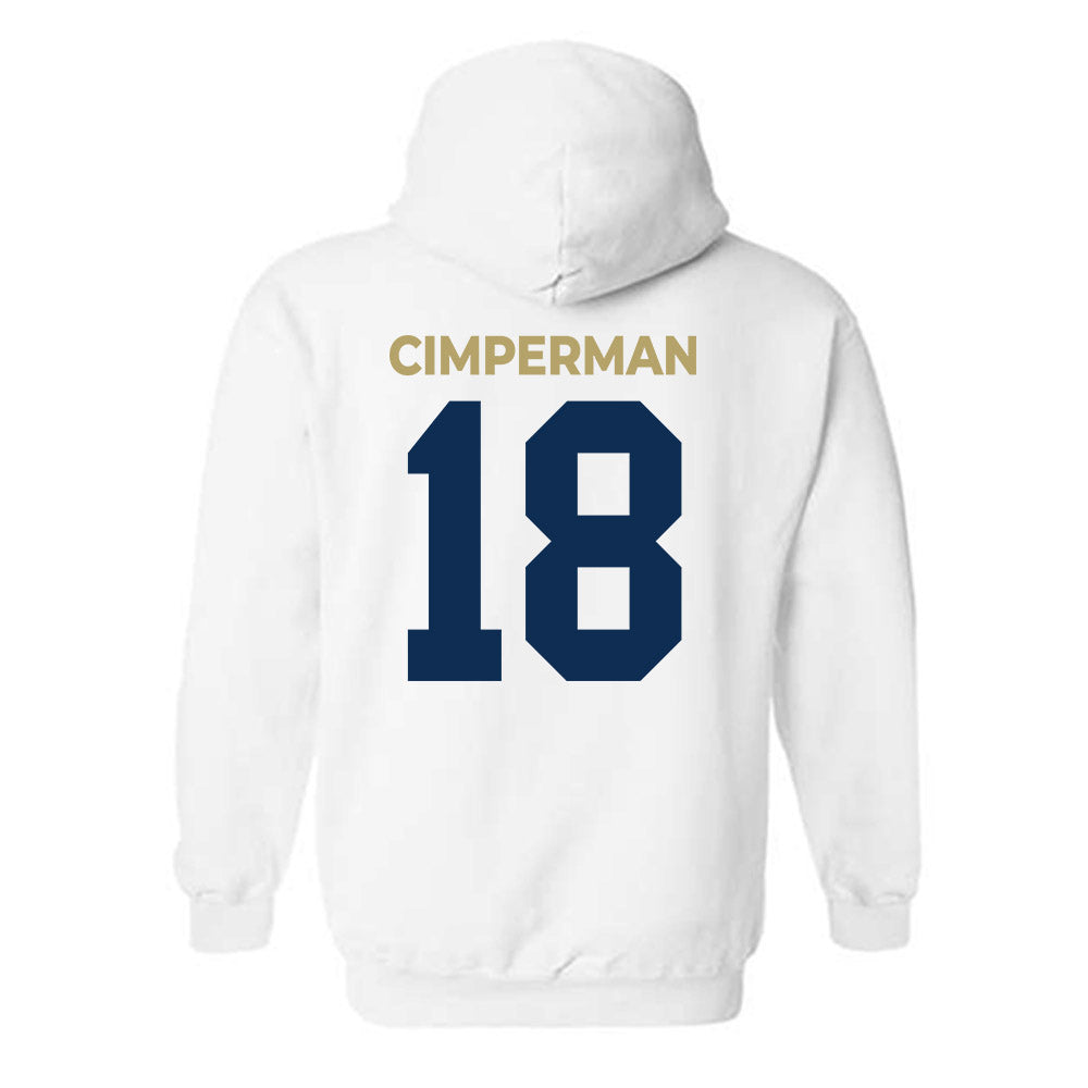 UC Davis - NCAA Women's Lacrosse : Annie Cimperman - Classic Shersey Hooded Sweatshirt-1