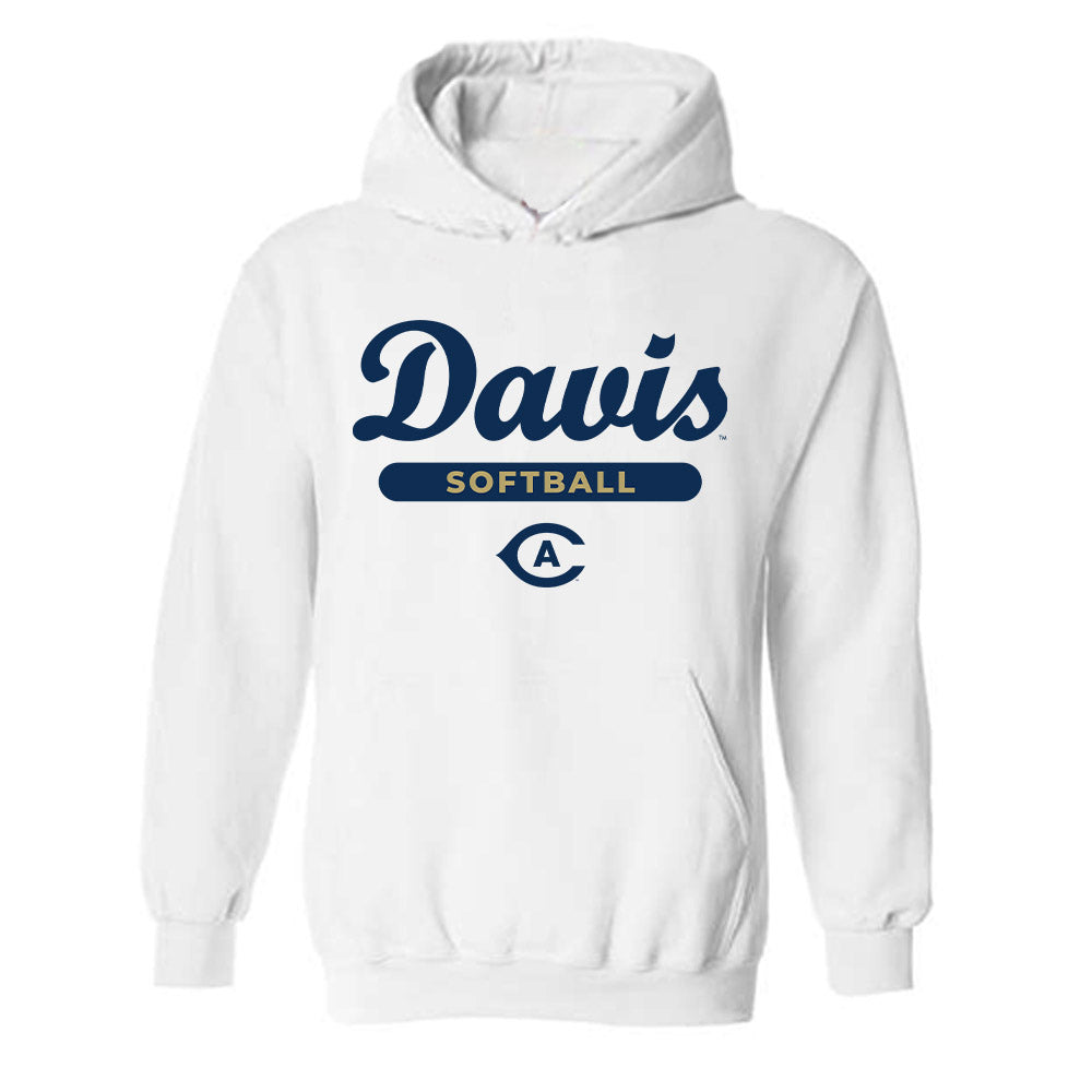 UC Davis - NCAA Softball : Amanda Baldwin - Classic Shersey Hooded Sweatshirt-0
