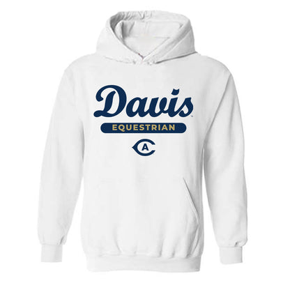 UC Davis - NCAA Equestrian : Lola Sullivan - Classic Shersey Hooded Sweatshirt-0