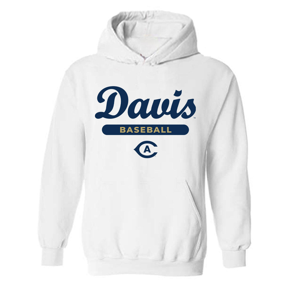 UC Davis - NCAA Baseball : Max Hippensteel - Classic Shersey Hooded Sweatshirt-0