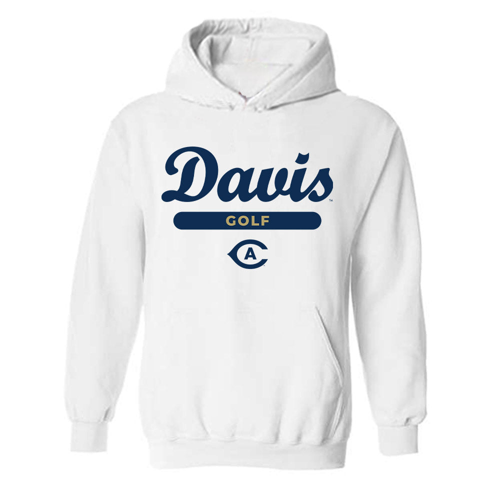 UC Davis - NCAA Men's Golf : Lequan Wang - Classic Shersey Hooded Sweatshirt-0