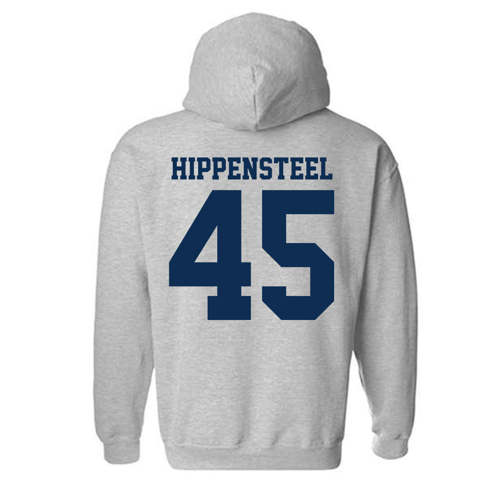 UC Davis - NCAA Baseball : Max Hippensteel - Classic Shersey Hooded Sweatshirt-1