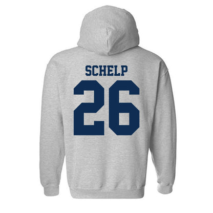 UC Davis - NCAA Baseball : Bryson Schelp - Classic Shersey Hooded Sweatshirt-1