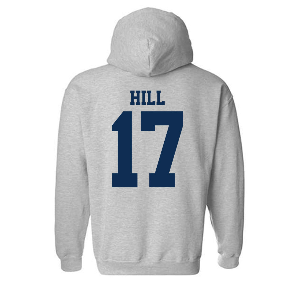 UC Davis - NCAA Football : Kyle Hill - Classic Shersey Hooded Sweatshirt-1