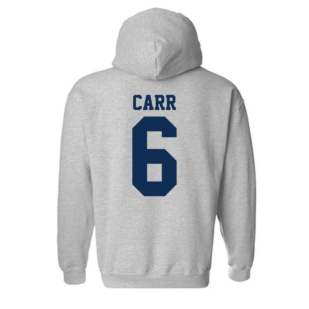 UC Davis - NCAA Football : Trey Carr - Classic Shersey Hooded Sweatshirt-1