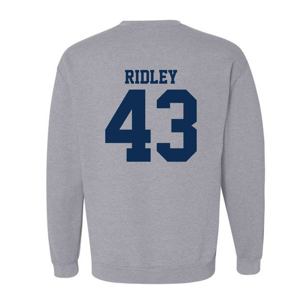 UC Davis - NCAA Football : Hunter Ridley - Classic Shersey Crewneck Sweatshirt-1
