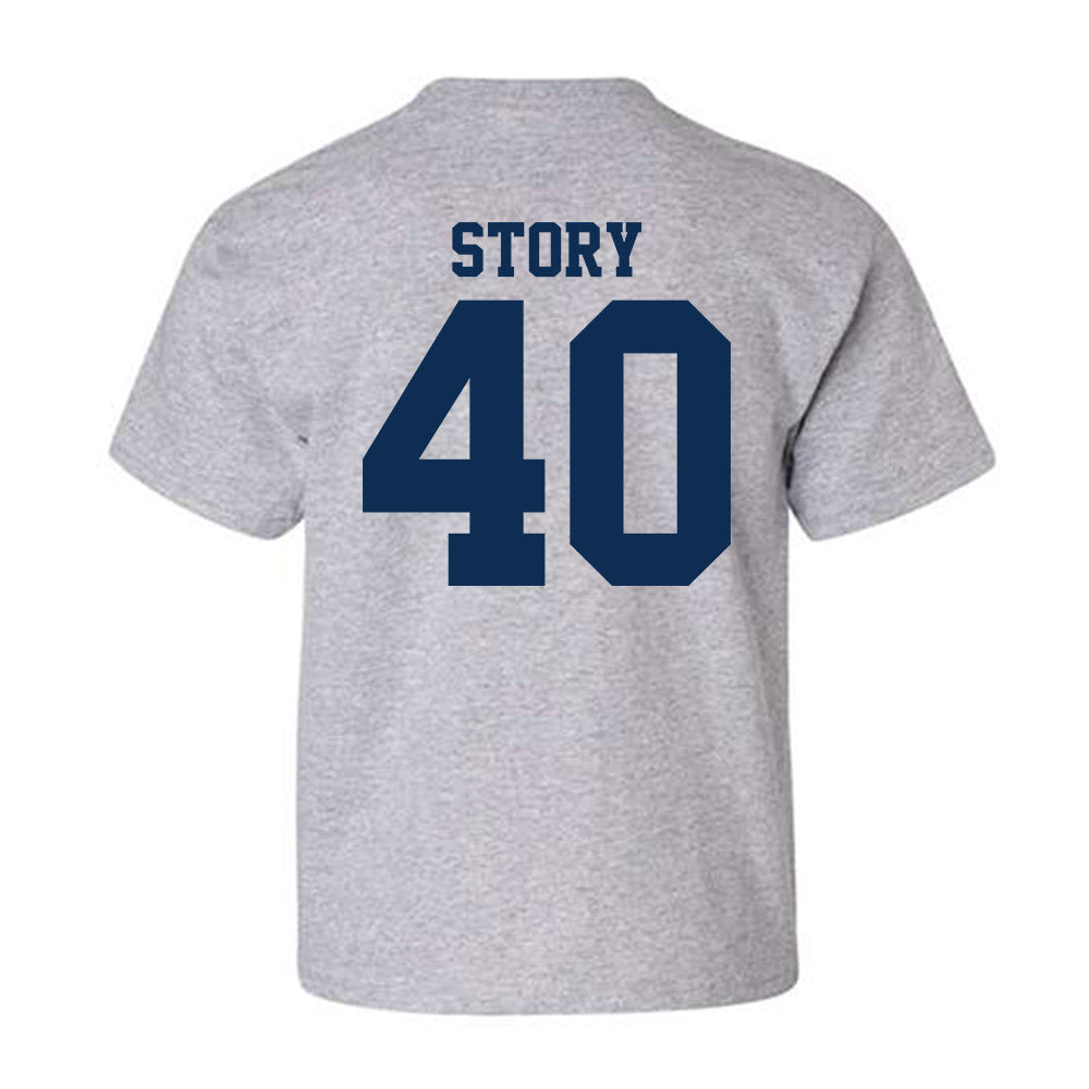 UC Davis - NCAA Baseball : Zach Story - Classic Shersey Youth T-Shirt-1