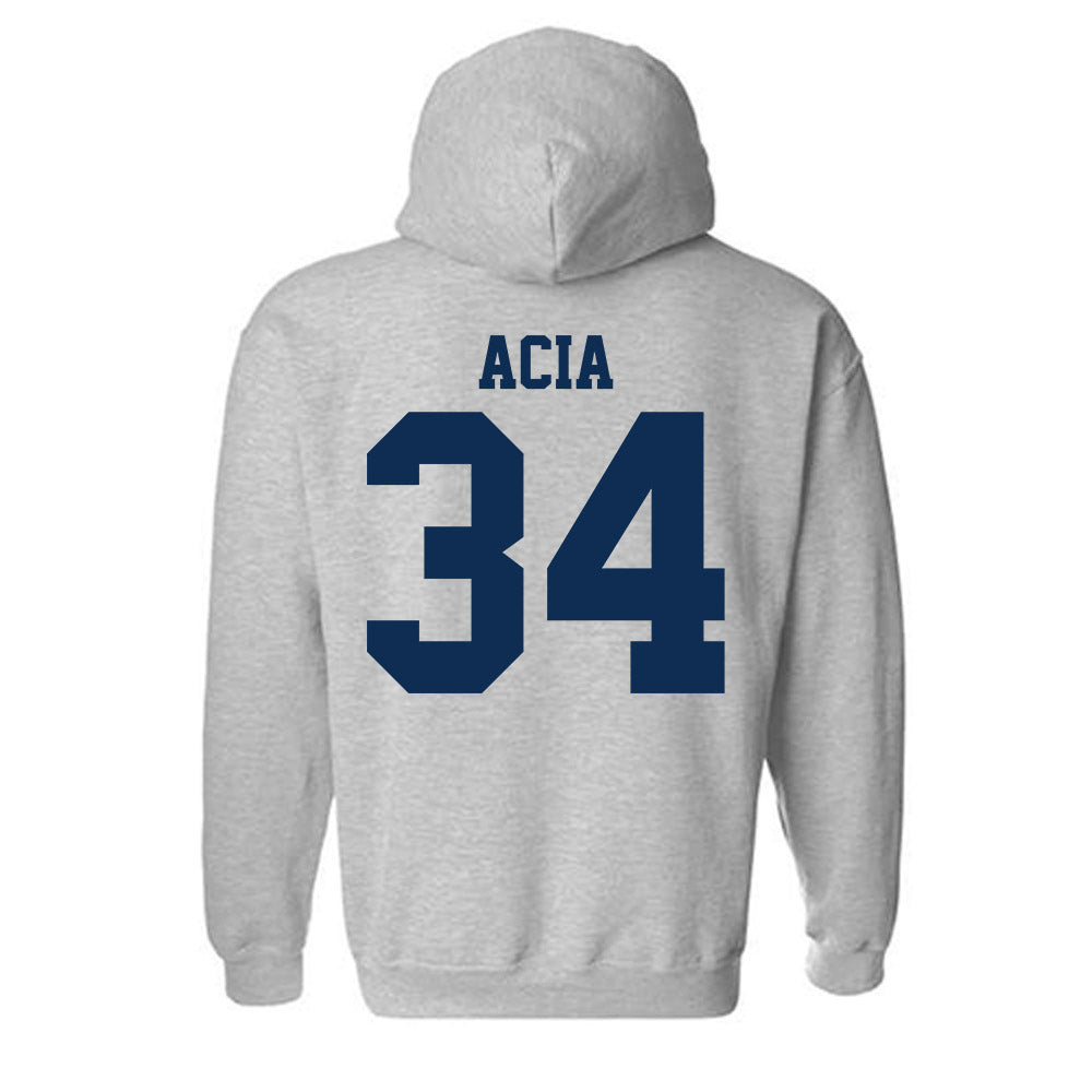 UC Davis - NCAA Football : Kai Acia - Classic Shersey Hooded Sweatshirt-1