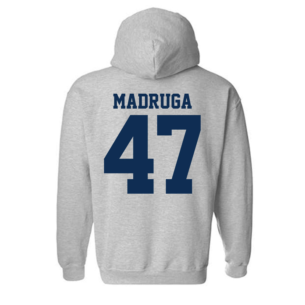 UC Davis - NCAA Football : Macray Madruga - Classic Shersey Hooded Sweatshirt-1
