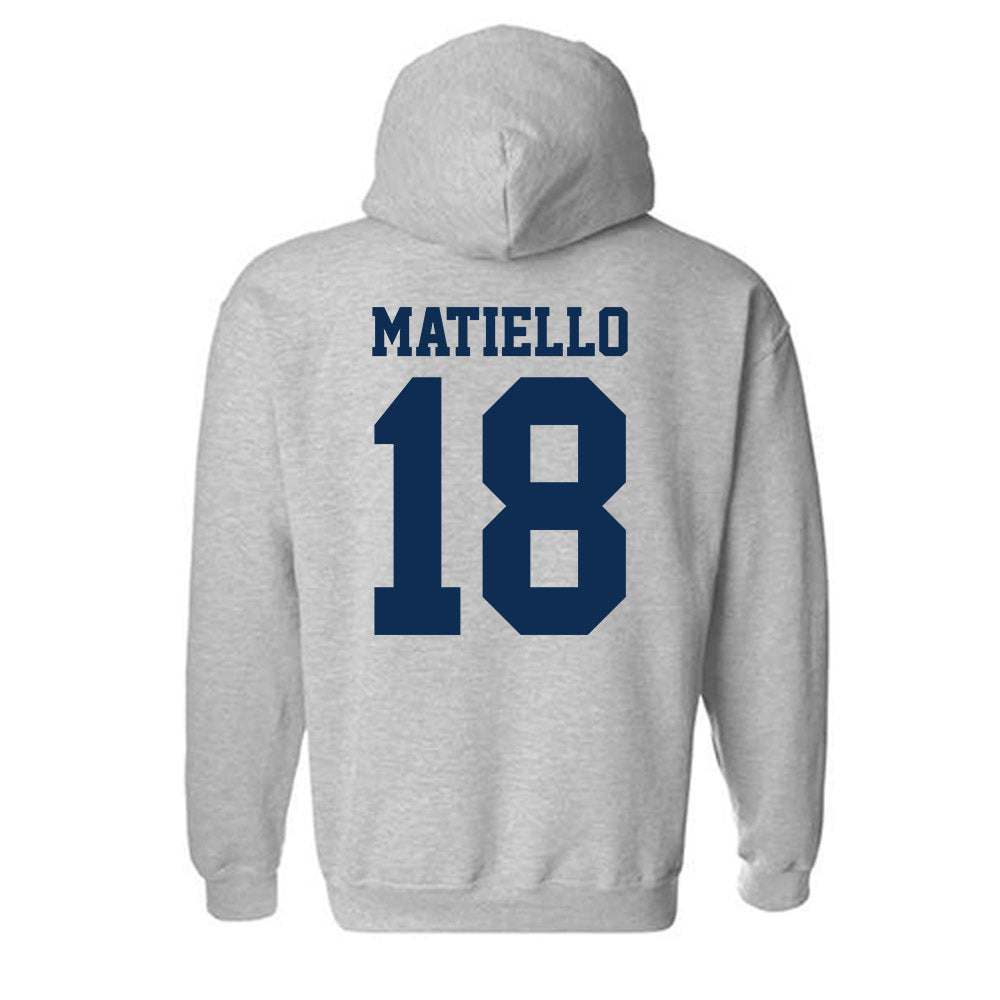 UC Davis - NCAA Men's Soccer : Rafael Matiello - Classic Shersey Hooded Sweatshirt